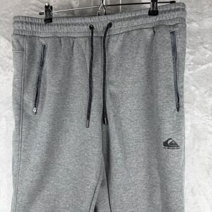Quiksilver Men's‎ DRYFLIGHT Fleece Jogger Sweatpants Size Large Zip Pockets